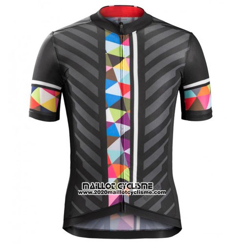 2016 Maillot Ciclismo Trek Bontrager Noir et Rouge Manches Courtes et Cuissard